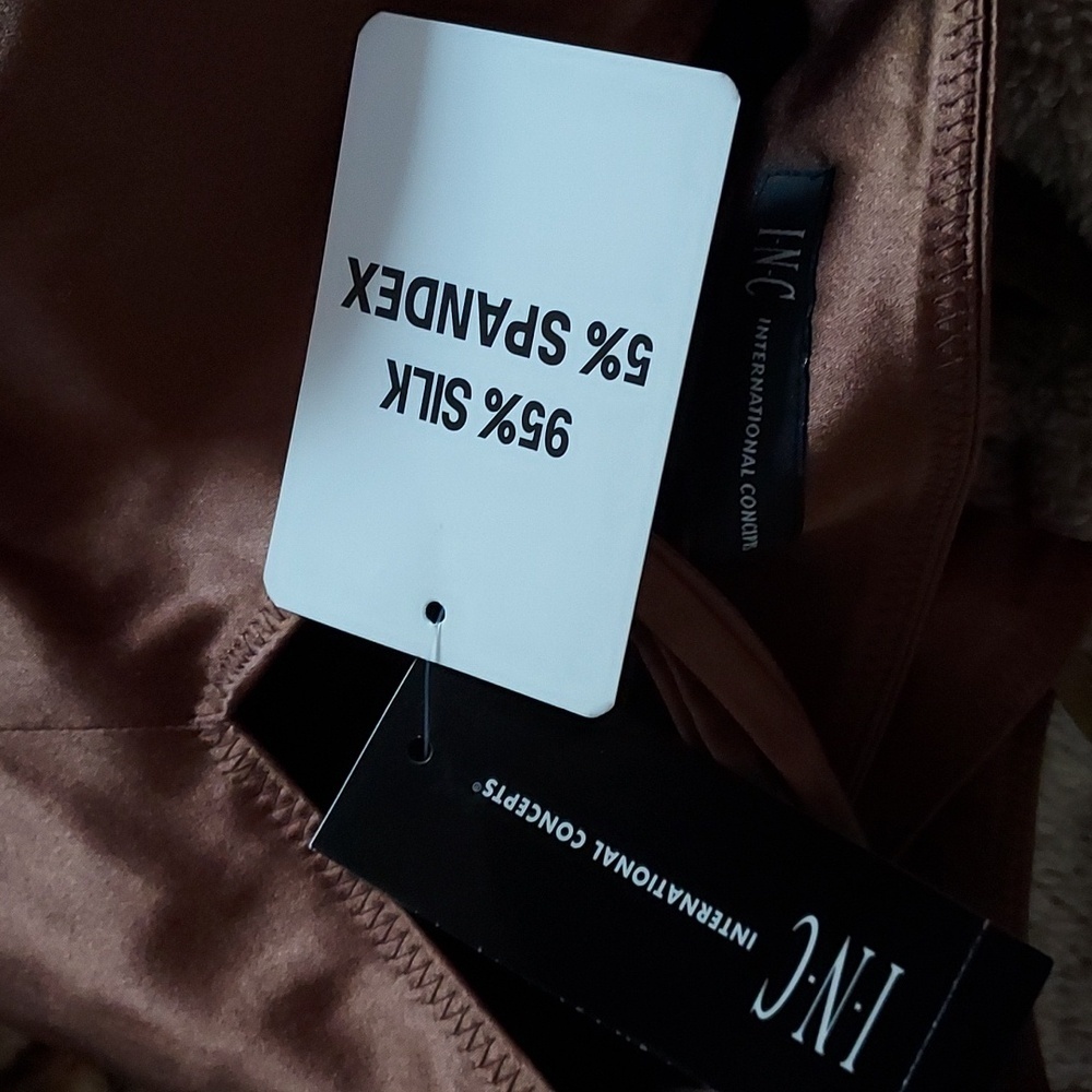 INC International Concepts Brown Camisole - Picture 3 of 3